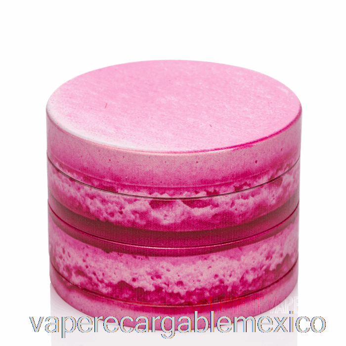 Vape Recargable V Syndicate 2.5 Pulgadas 4 Piezas Sharpshred Dine-in Molinillo Macarrón De Frambuesa